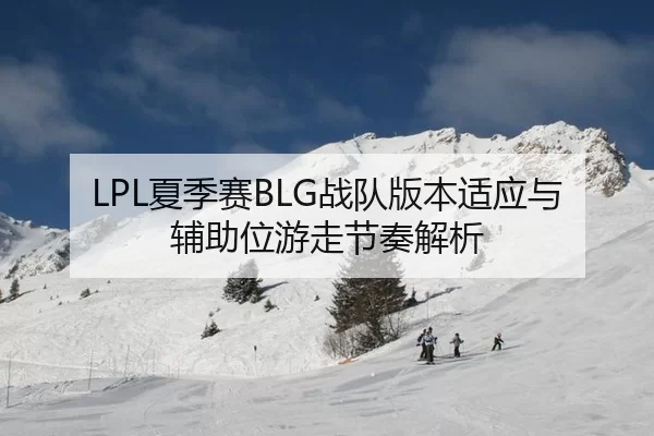 LPL夏季赛BLG战队版本适应与辅助位游走节奏解析